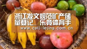 浙江发文规范矿产储量登记_ 乐竟体育手机应用(图3) 乐竟体育手机应用